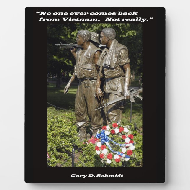 Placa Expositora Nadie vuelve de Vietnam (Frente)