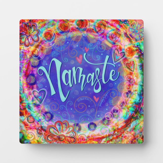 Placa Expositora Namaste Bonito Inespirivity Trendy Plaque (Frente)