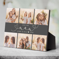 Nan Modern Heart Script Collage de fotos Love