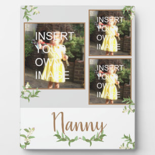Placa Expositora Nanny Personalizada Multi Photo