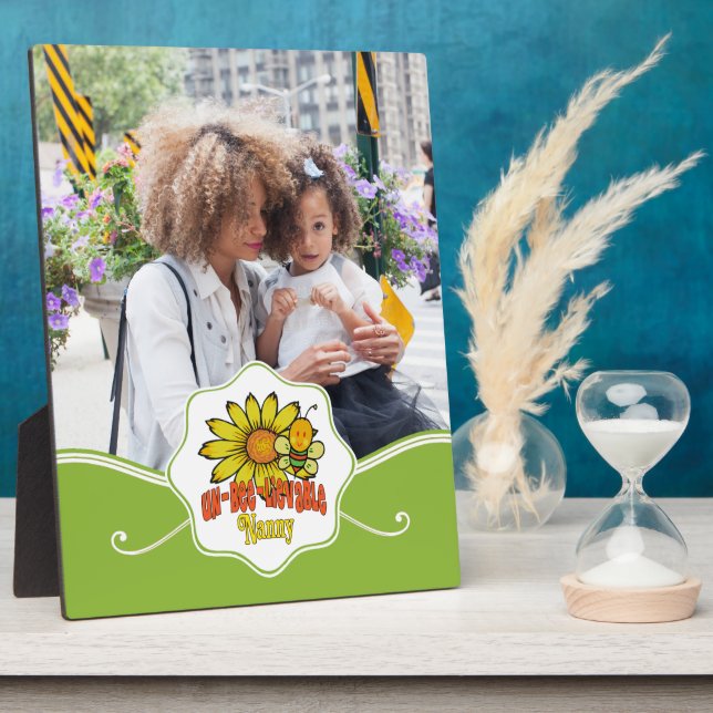 Placa Expositora Nanny Sunflowers and Bebe increíble (Lado)