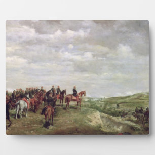 Placa Expositora Napoleón III (1808-73) en la batalla de Solferino