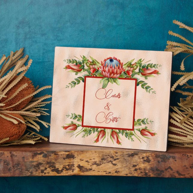 Placa Expositora Naranja Succulum Blossom (Lado)