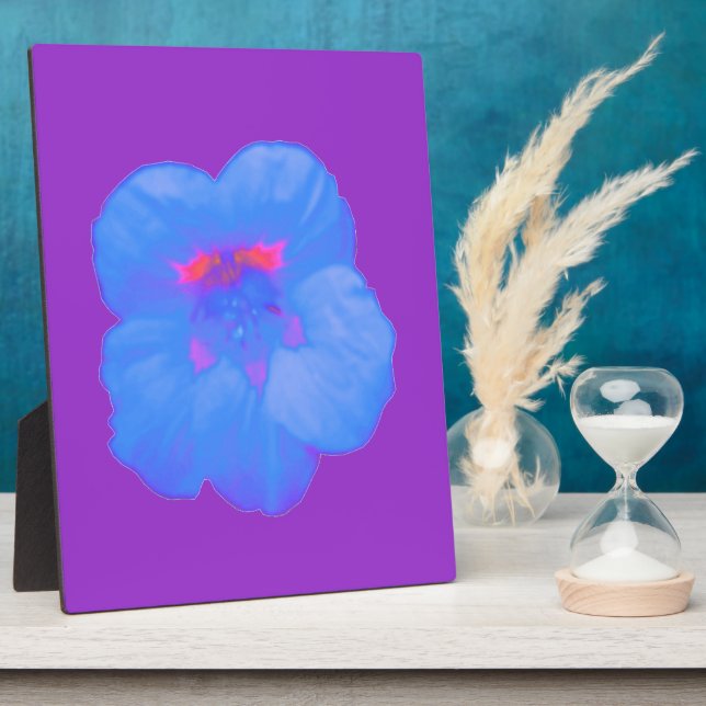 Placa Expositora Nasturtium Bright Blue Plaque (Lado)