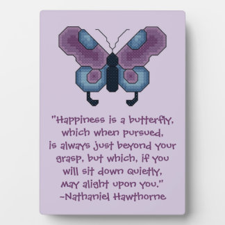 Placa Expositora Nathaniel Hawthorne Butterfly Happiness Quita