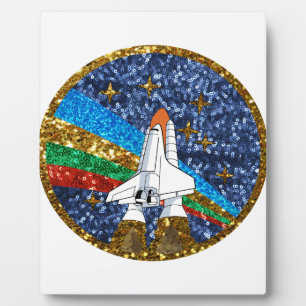 Placa Expositora nave espacial secuencial