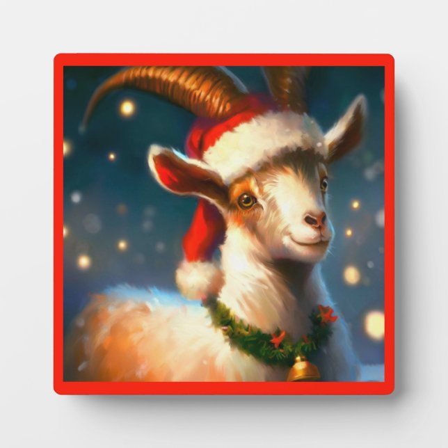 Placa Expositora Navidad Goat 2 (Frente)