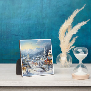 Placa Expositora Navidad vintage feliz