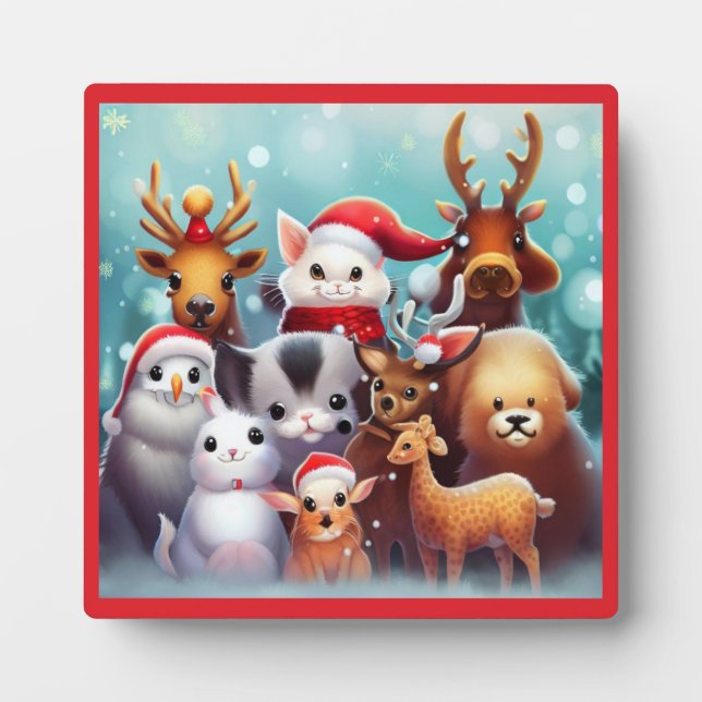 Placa Expositora Navidades Animales 2 (Frente)