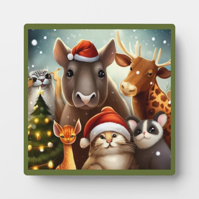 Placa Expositora Navidades Animales 6 (Frente)