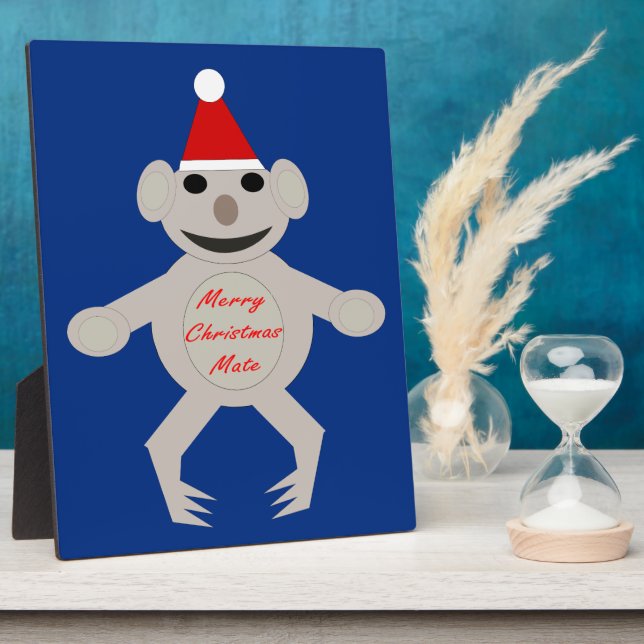 Placa Expositora Navidades australianos Koala Bear Plaque (Lado)