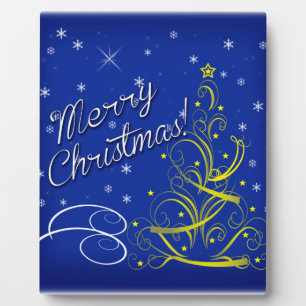 Placa Expositora Navidades azules