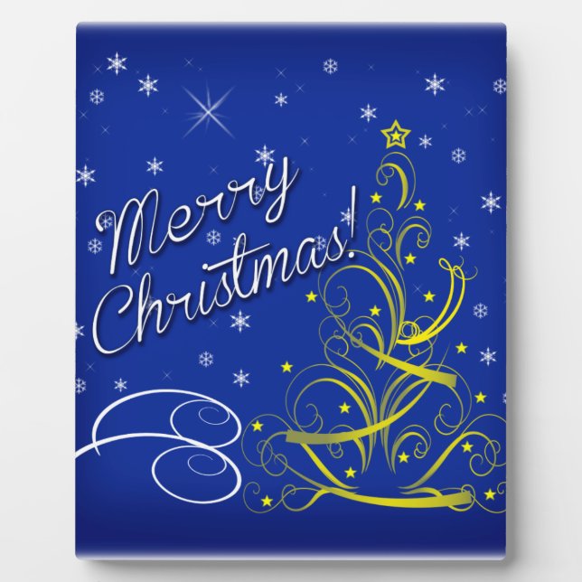 Placa Expositora Navidades azules (Frente)