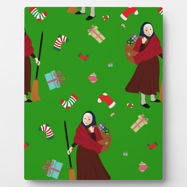 Placa Expositora navidades bruja Befana (Frente)