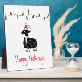 Placa Expositora Navidades caprinos