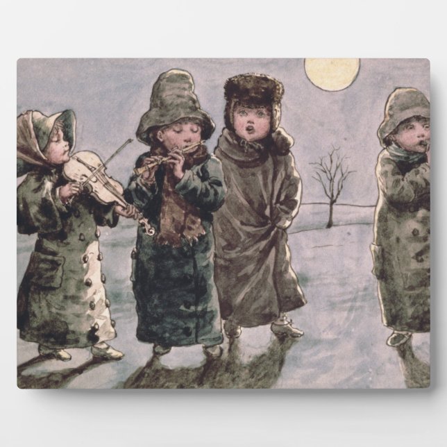 Placa Expositora Navidades Caroling (p/c en papel) (Frente)