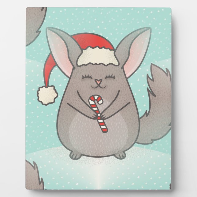 Placa Expositora navidades chinchillas (Frente)