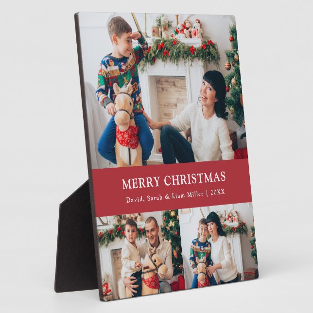 Placa Expositora Navidades Collage de fotos Plaque (Lado)