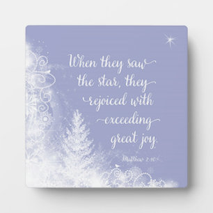Placa Expositora Navidades - Cuando vieron la estrella
