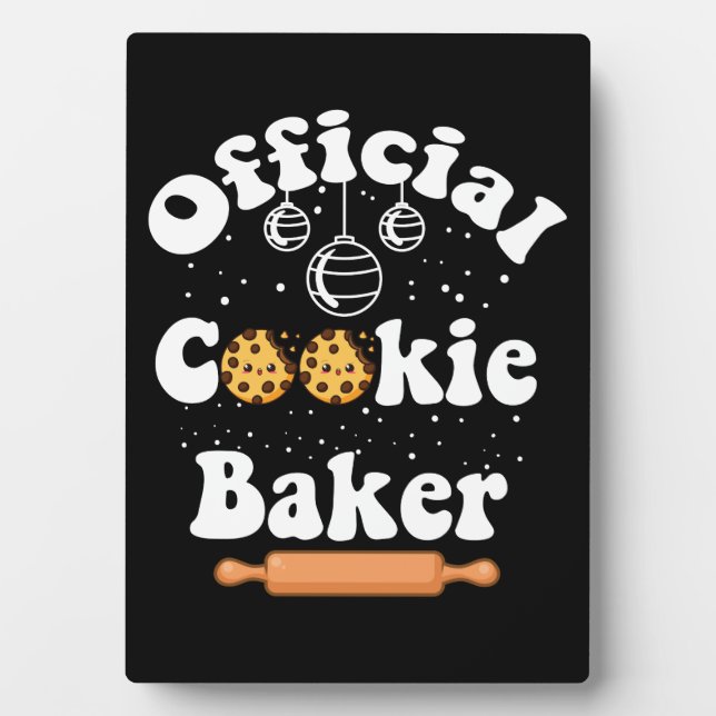 Placa Expositora Navidades de Cookie Baker Cookie Amantes (Frente)