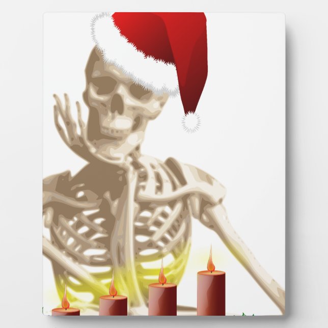 Placa Expositora navidades de cráneo (Frente)