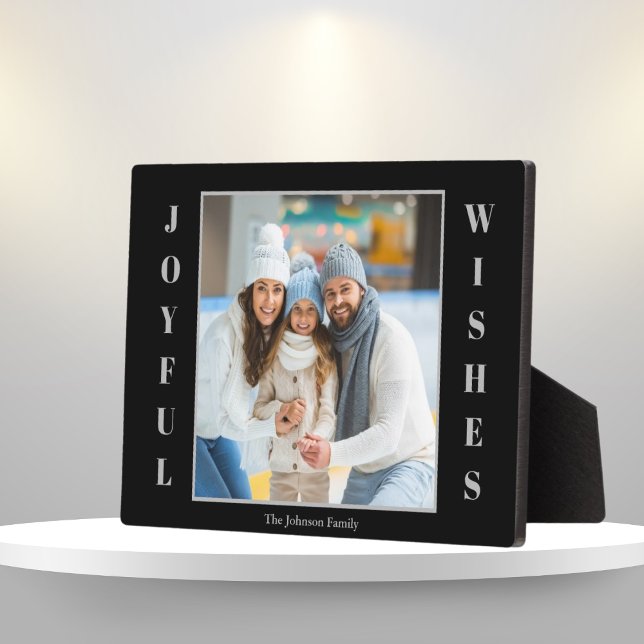 Placa Expositora Navidades de fotografía con deseos alegres (Subido por el creador)