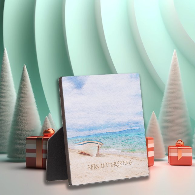 Placa Expositora Navidades De Mares Y Playas De Saludo (Subido por el creador)