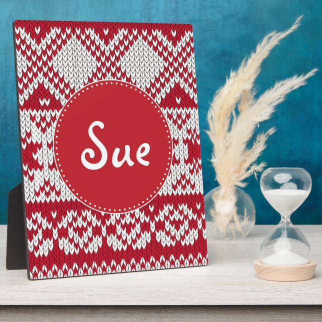 Placa Expositora Navidades de punto (Lado)