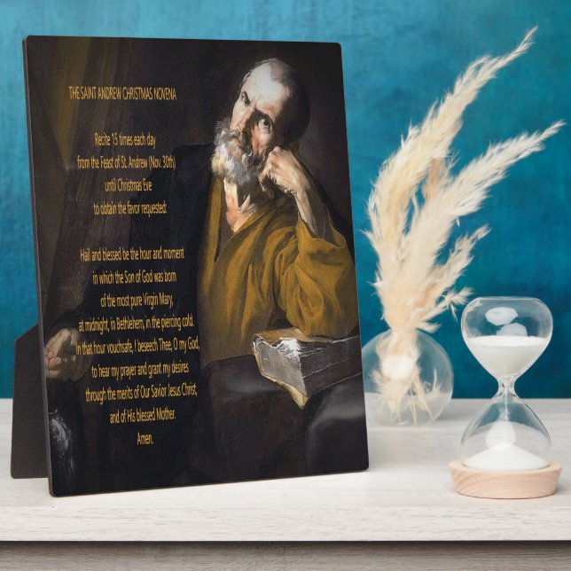 Placa Expositora Navidades de San Andrés Novena (Lado)