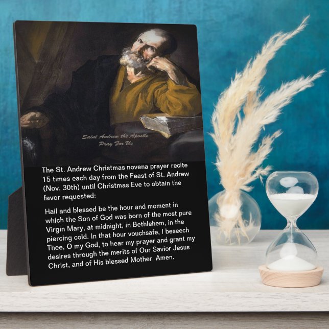 Placa Expositora Navidades de San Andrés Novena (Lado)