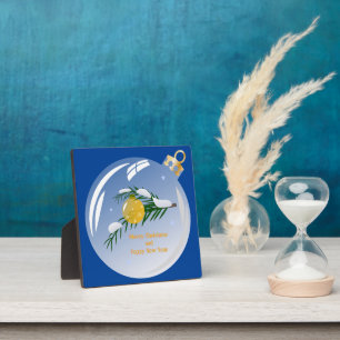 Placa Expositora Navidades decorados se ramifican en baudible