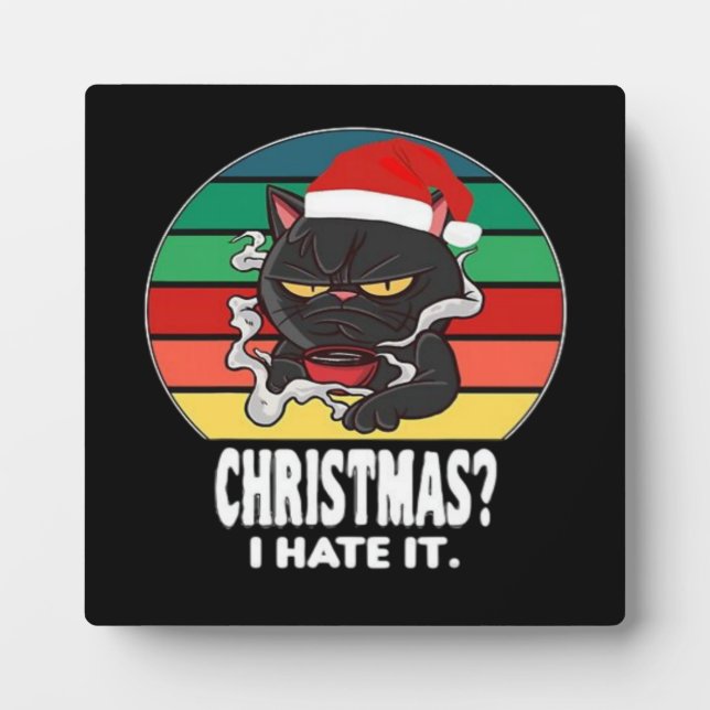 Placa Expositora Navidades del gato (Frente)