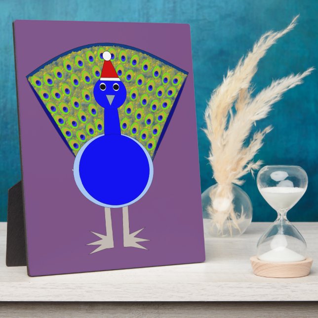 Placa Expositora Navidades divertidos Peacock (Lado)