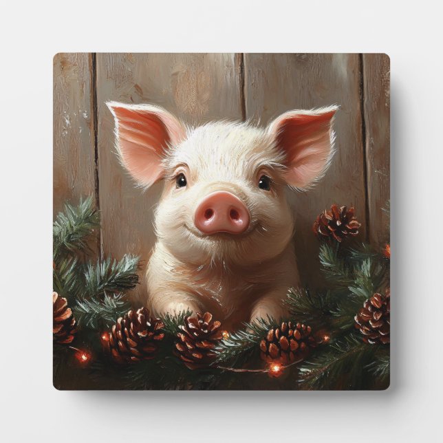 Placa Expositora Navidades educados pintan con rusia (Frente)