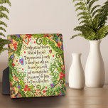 Placa Expositora Navidades en Bonitos Inspiradores del cielo<br><div class="desc">Esta placa de bonito floral y cardíaca tiene el versículo perfecto para los que perdemos a sus seres queridos esta temporada de vacaciones. Los navidades en el Cielo deben ser maravillosos, pero el verso de la silla vacía agrega algo de fe en que nuestros seres queridos estarán celebrando Navidades con...</div>
