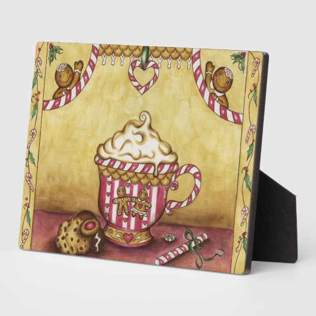 Placa Expositora Navidades Gingerbread Café Art Decor (Lado)