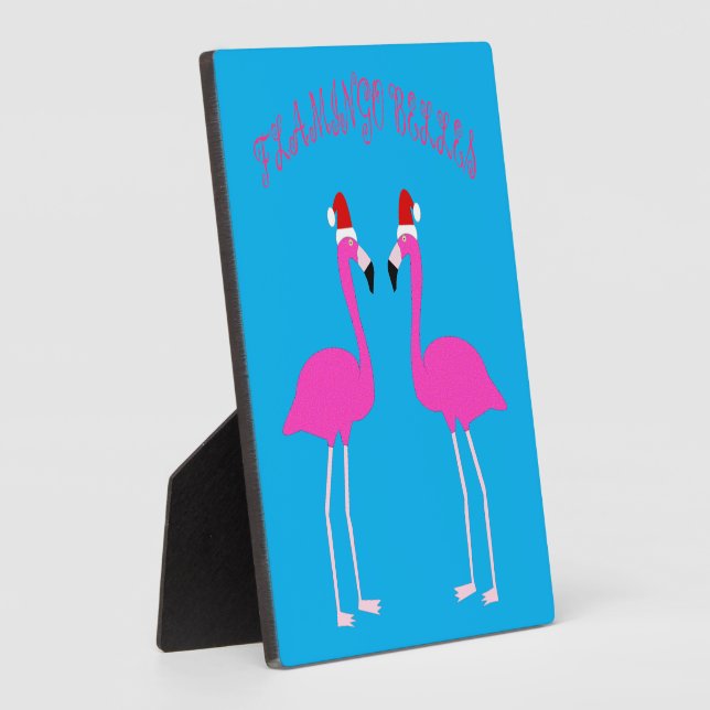 Placa Expositora Navidades Lesbianas Flamingos Flamingo Belles (Lado)