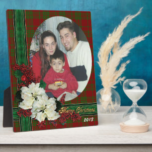 Placa Expositora Navidades retrato foto plaqueta