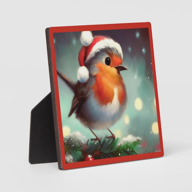 Placa Expositora Navidades Robin 2 (Anverso)