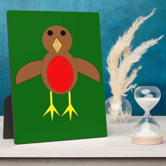 Placa Expositora Navidades Robin Plaque (Lado)