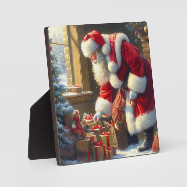 Placa Expositora Navidades Santa Claus 3 (Anverso)