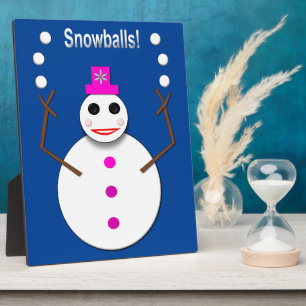 Placa Expositora Navidades Snowlady Juggys Nieves Graciosa