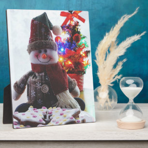 PLACA EXPOSITORA NAVIDADES SNOWMAN