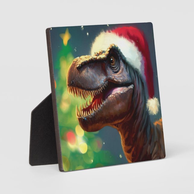 Placa Expositora Navidades T-Rex 2 (Anverso)