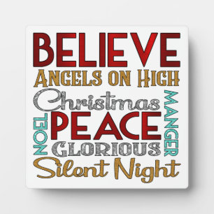 Placa Expositora Navidades Texto del metro