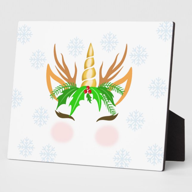 Placa Expositora Navidades Unicorn Face (Lado)
