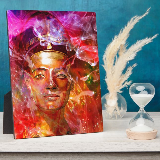Placa Expositora Nefertiti Queen Plaque egipcio (Lado)
