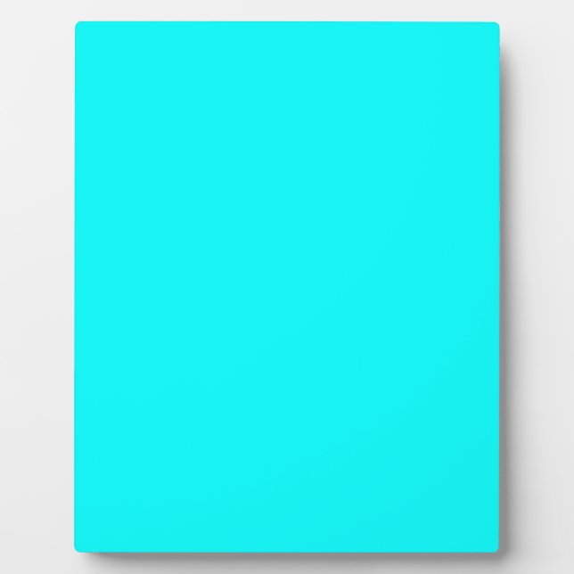 Placa Expositora Neon blue 00ffff (Frente)
