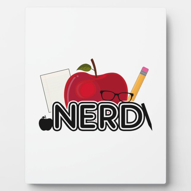 Placa Expositora Nerd - Logo (Frente)