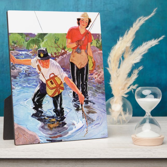 Placa Expositora Netting A Fish de R.J. Cavaliere (Lado)